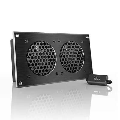 AIRPLATE S5 Quiet Cabinet Fan 8  For Home Theater AV Amplifier Media Cooling • $29.99