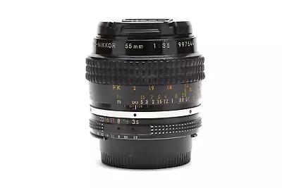 Nikon Micro-NIKKOR 55mm F/3.5 Ai - Manual Focus Macro Lens - Avg Con'd - Working • £49.99