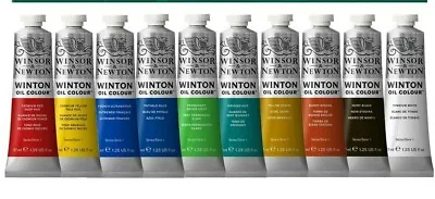 Winton Oil Paints Winsor & Newton 37ml Tube Artist Art 55 Colours Professional • £3.59