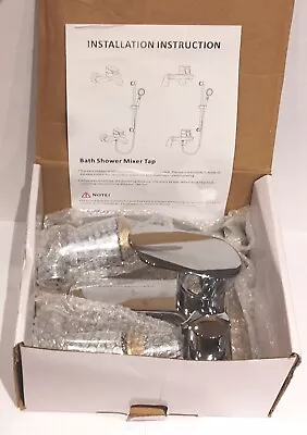 Bath Shower Mixer Tap Fitting Chrome Plated Single Lever Boxed New  • £38.20