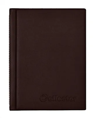 CLARET COLLECTOR COIN ALBUM For 108 Mix Size Coins 8 PAGES COINS BOOK FOLDER • £6.99