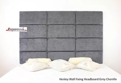 Henley Wall Fixing Headboard. All Sizes & Colours Esupasaver Huge Sale • £105