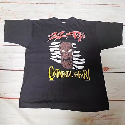 Vintage ZZ Top Continental Safari Summer Tour T-shirt 1996 Size Extra Large  • $110