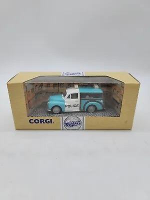 Corgi Classics Blue White 96873 Morris Minor Traveller Police Diecast Toy Van • $19.99