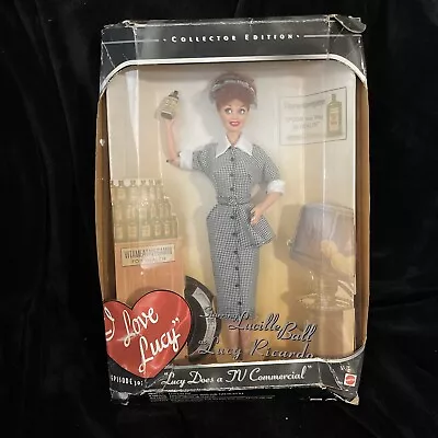 I Love Lucy Episode 30. Lucy Does A TV Commercial. NRFB Barbie Doll • $25