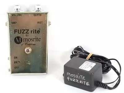 Vintage Mosrite Fuzz-Rite Fuzz Electric Guitar Effect Pedal *Very Clean* • $1099.95