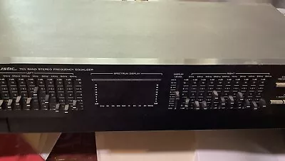 Realistic Model 31-2020A Ten Band Stereo Frequency Equalizer Spectrum Analyzer • $95