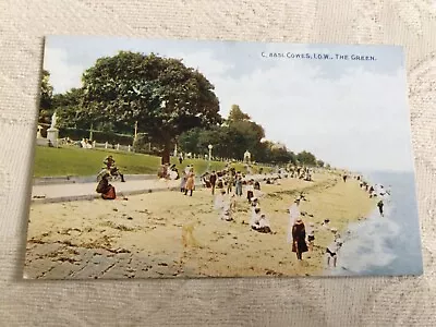 Cowes Isle Of Wight The Green Vintage Postcard D1 • £1