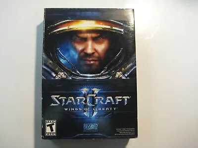 Starcraft II 2 Wings Of Liberty PC DVD Windows XP / Mac RTS Strategy Game • $6.53