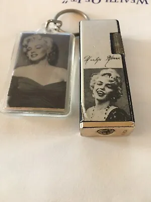 2 Old 1989 Marilyn Monroe Keychain & MARILYN MONROE 'S PHOTO LIGHTER • $19.99