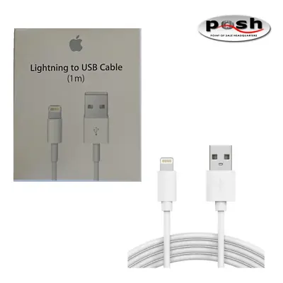 $49.95 • Buy Genuine Apple Lightning To USB Cable (1m) - New Sealed In Box - Lot Of 5 Cables