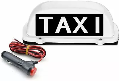 $24.95 • Buy Taxi Top LED Light Roof Sign Magnetic Base 3M Cigarette Lighter Plug Wire DC12V 