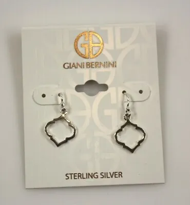 Giani Bernini Moroccan-Style Open 1/2  Drop Earrings In Sterling Silver • $12.95