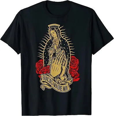NEW LIMITED Our Lady Virgen De Guadalupe Virgin Mary Gracias Madre Mía T-Shirt • $21.61