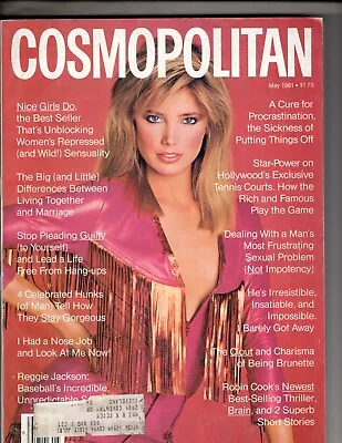 1981 May COSMOPOLITAN Magazine Kelly Emberg By Scavullo • $19.99