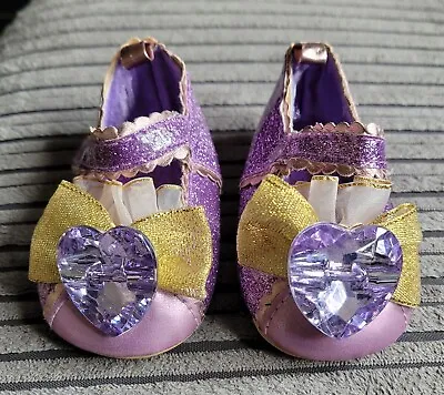 Disney Rapunzel Fancy Dress Baby Shoes 0-6 Months Size 00 From Disneystore USA  • £6