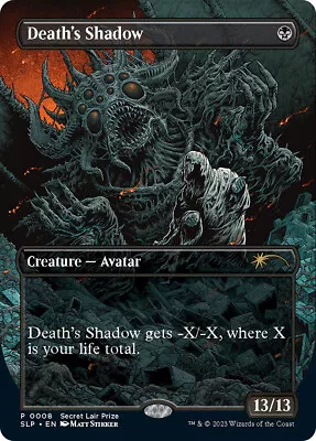 MTG Death's Shadow Secret Lair Prize Borderless  - Secret Lair • $5.69