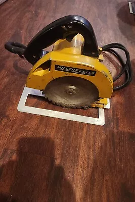 Vintage Millers Falls SP826B Heavy Duty Circular Saw Electric • $60