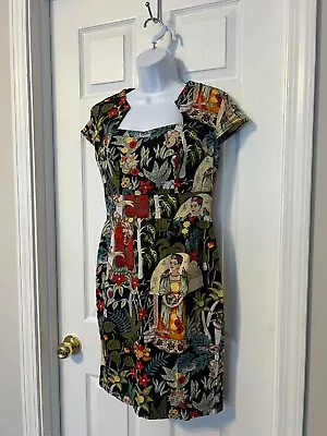 GRACE KERIN FRIDA KAHLO Pencil Dress Sz M • $25