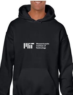 MIT Massachusetts Institute Of Technology Geek Black Hoodie Hooded Sweatshirt • $42.99