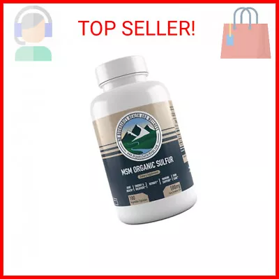 500mg MSM Organic Sulfur Capsules By No Boundaries Health And Wellness – 180 Veg • $30.68