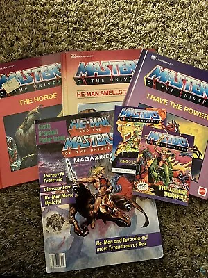 Motu Masters Of The Universe Vintage Book Lot • $5