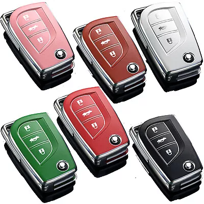 TPU Remote Key Cover Fob Case For Toyota Highlander Tacoma Corolla Tundra Camry • $8.54