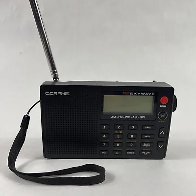 C.Crane CC Skywave AM/FM SW WX AIR Weather Portable Radio Battery Powered • $85.95