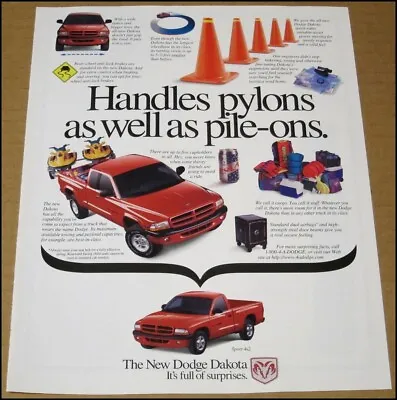 1997 Dodge Dakota Print Ad 1996 Car Truck Automobile Vintage Auto Advertisement • $11.59