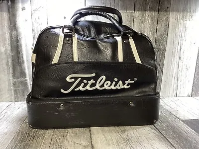 Vintage Leather TITLEIST Golf Travel/Gear Bag  • $109.74