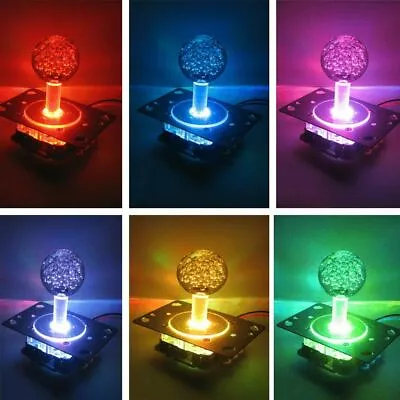 $13.79 • Buy US Arcade LED Illuminated Joystick Colorful Switchable From 4 To 8 Way Operation