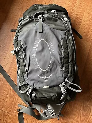 Osprey Atmos 50 Airspeed Hiking Backpack Gray Lightweight (See Pics For Details) • $145