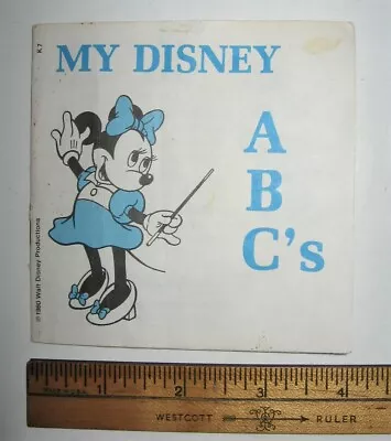 VTG 1980 Walt Disney MY DISNEY ABC's Booklet GAF Viewmaster Minnie Mouse • $9.99