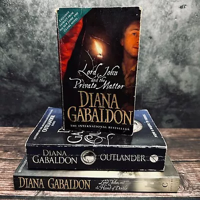 $24 • Buy Diana Gabaldon Paperback Book X 3 Bundle Lot Outlander Lord John Historical
