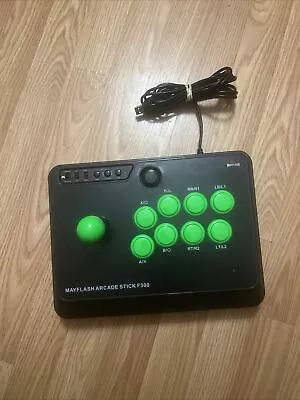 Mayflash F300 Arcade Fight Stick Joystick For PS4 PS3 XBOX ONE 360 PC GREEN • $59.99