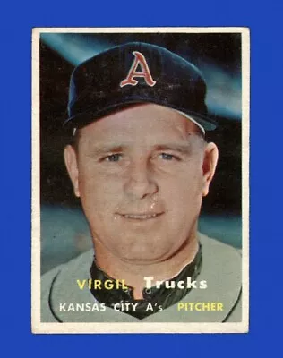 1957 Topps Set-Break #187 Virgil Trucks VG-VGEX *GMCARDS* • $0.79