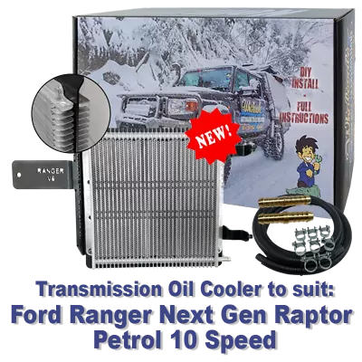 Dual Heavy Duty Transmission Oil Cooler Kit To Suit Ford Ranger Raptor Next G... • $645