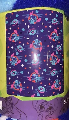 Disney Lilo & Stitch Throw Donuts Blanket 40 X 60 NEW • $17.47
