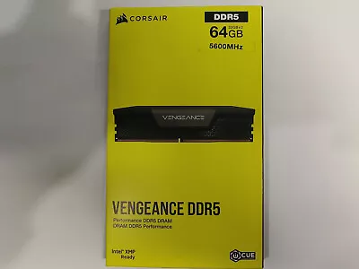 Corsair 64GB DDR5 5600Mhz Ram 2 X 32GB Vengeance PC Memory Desktop • £154.89