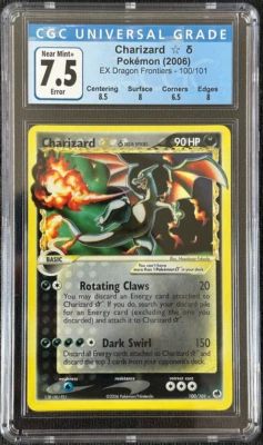 $2199.99 • Buy *CGC 7.5 Charizard Gold Star Delta Species 100/101 Holo Rare Pokemon Card