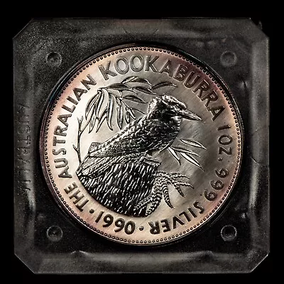 1990 1 Oz .999 Silver $5 Australian Kookaburra - SKU-U2526 • $55