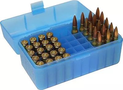 MTM 50 Round Flip-Top Rifle Ammo Box 220 Swift 243 308 Win • $7.41