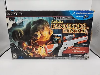 Cabela's Dangerous Hunts 2011 Playstation 3 PS3 Gun W/ Box (No Game) • $29