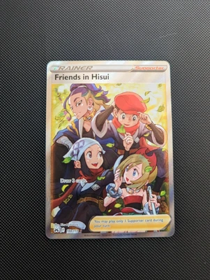 $24 • Buy Pokémon TCG Friends In Hisui (Full Art) Crown Zenith 148/159 Holo Ultra Rare