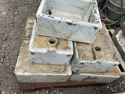 Choice Of Reclaimed Butler Belfast Type Kitchen Sink Basin Garden Planter Farm • £90