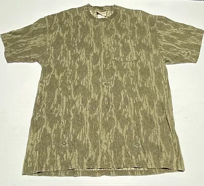 Mossy Oak Bottomland Youth/boys XL Camo Pocket T Shirt Hunting Casual • $9.95