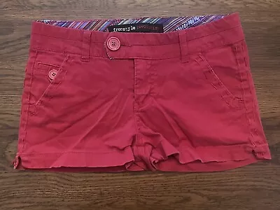 Free Style  Revolution Size 7 Red Shorts • $13.99