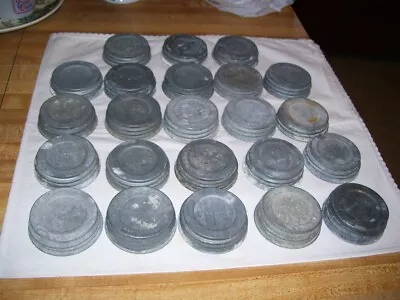 Lot Of 23 Vintage Ball & Atlas Zinc Canning Jar Lids • $9.99