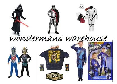 £16.99 • Buy Kids Fancy Dress Halloween Costumes - Star Wars/Transformers/Disney/Frozen Lot