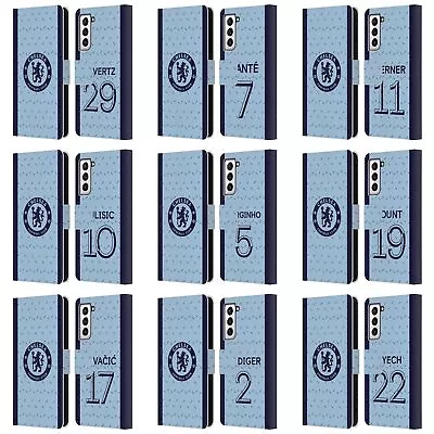 Chelsea Fc 2020/21 Players Away Kit Group 1 Leather Book Case For Samsung 4 • £6.95